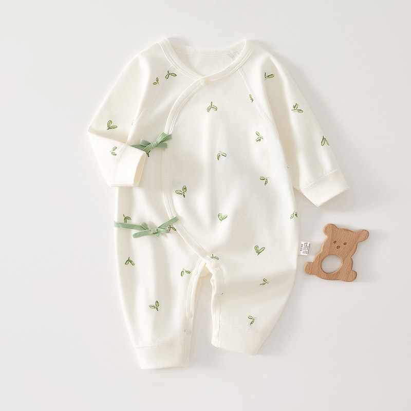Baby Clothing Brands - プリントベビーロンパース幼児長袖ボディスーツ服ソフト純綿新生児ジャンプスーツ男の子女の子子供カバーオールパジャマ衣装