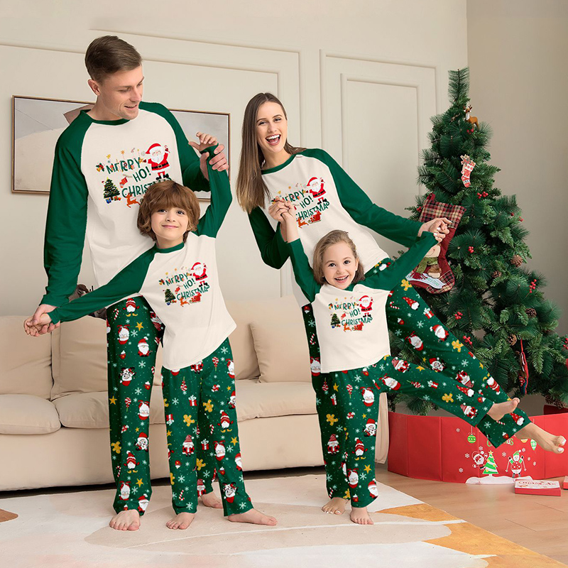 Baby Clothing Crochet - 2026 クリスマスマッチングパジャマ家族衣装パッチワークセット大人の父母子供ベビーパジャマルックパジャマ服