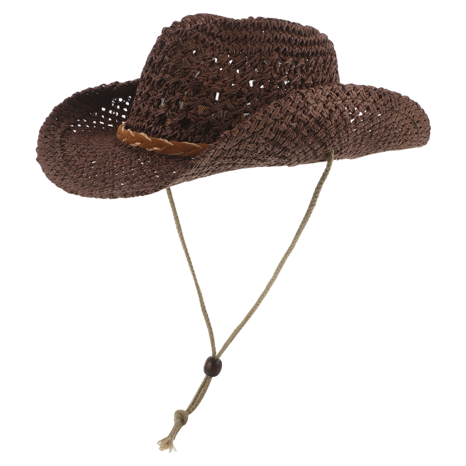 Sun Hat Wide Brim - 写真撮影用、子供用ストロー素材のつば広帽子。ビーチ、ハイキング、キャンプ、旅行に最適。