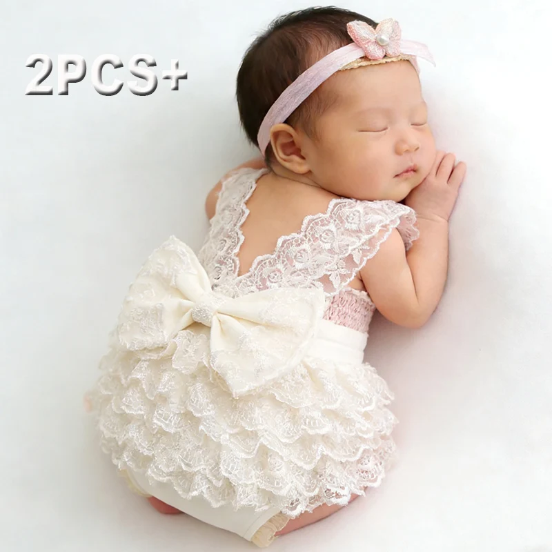 Ylsteed 新生児写真撮影レースロンパースセット写真撮影 - Romper Onesie Baby のレビューと価格