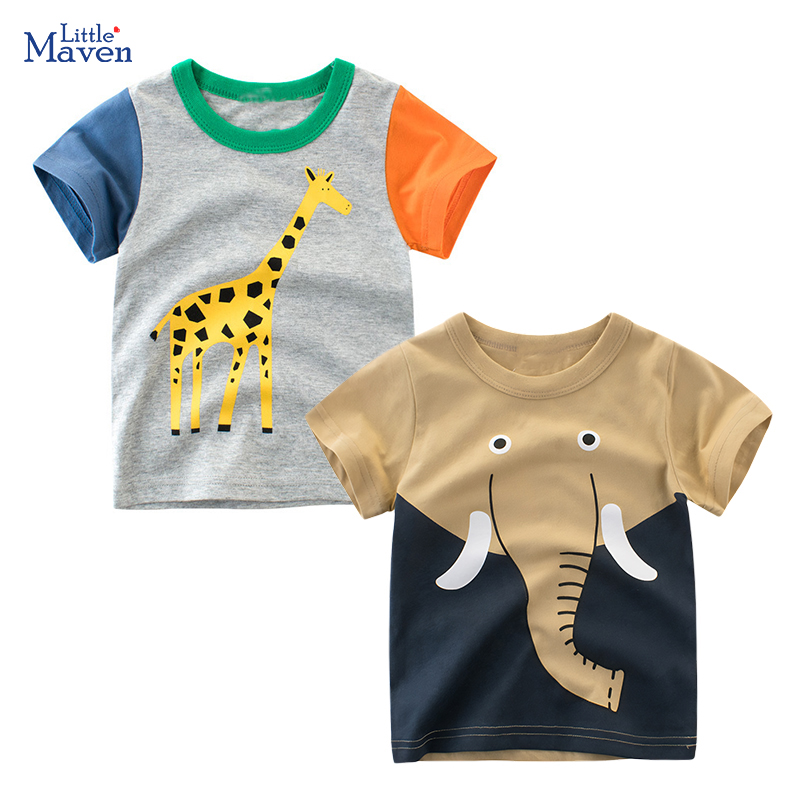 リトルメイヴン-子供用Tシャツ,ベビーファッション,誕生日プ - Baby Clothing Elephant のレビューと価格