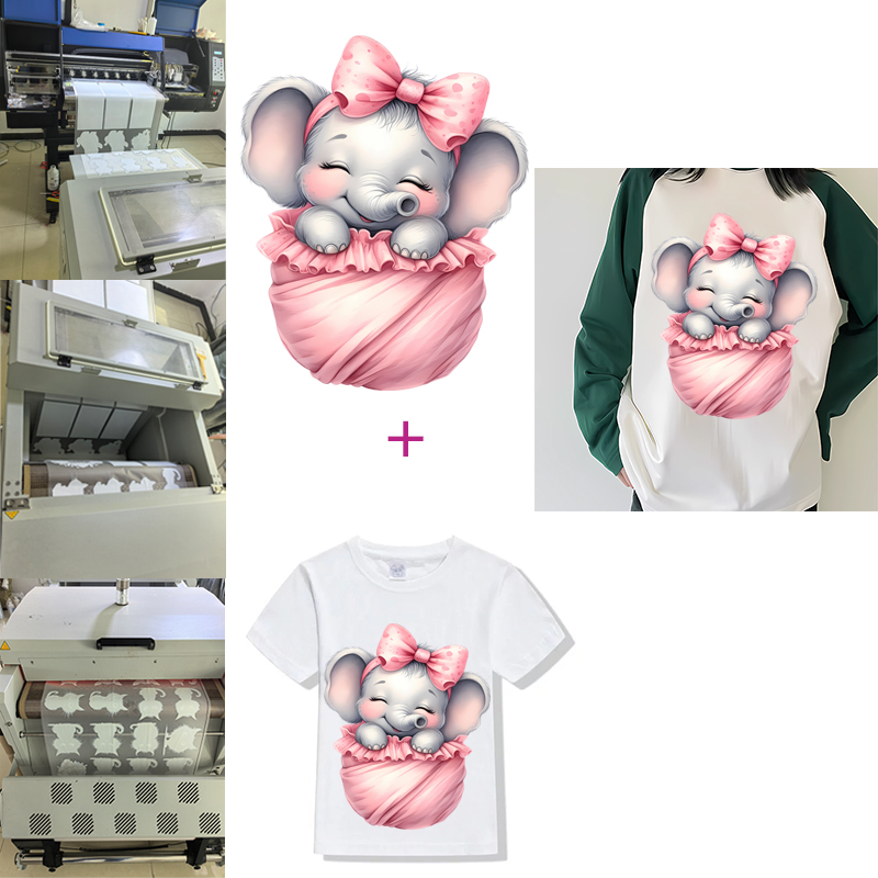 シルエット髪の花女性パッチ衣料用洗える女性 Tシャツ熱伝達熱 - Baby Clothing Elephant のレビューと価格