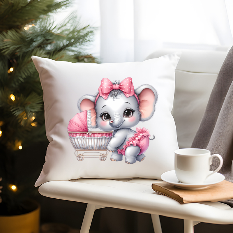 シルエット髪の花女性パッチ衣料用洗える女性 Tシャツ熱伝達熱 - Baby Clothing Elephant のレビューと価格