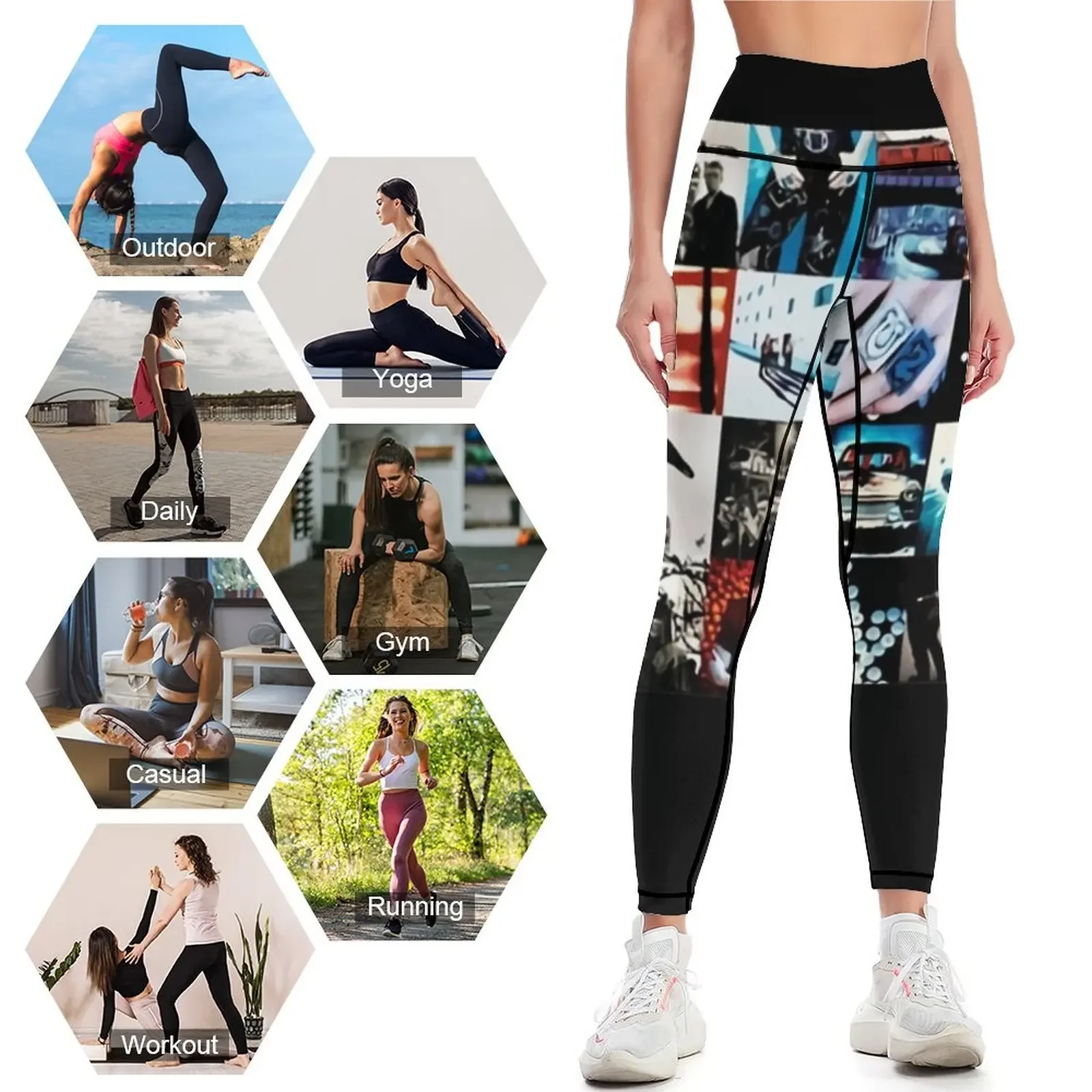Achtung Baby 3 レギンス レディース プッシュ - Baby Yoga Clothing のレビューと価格