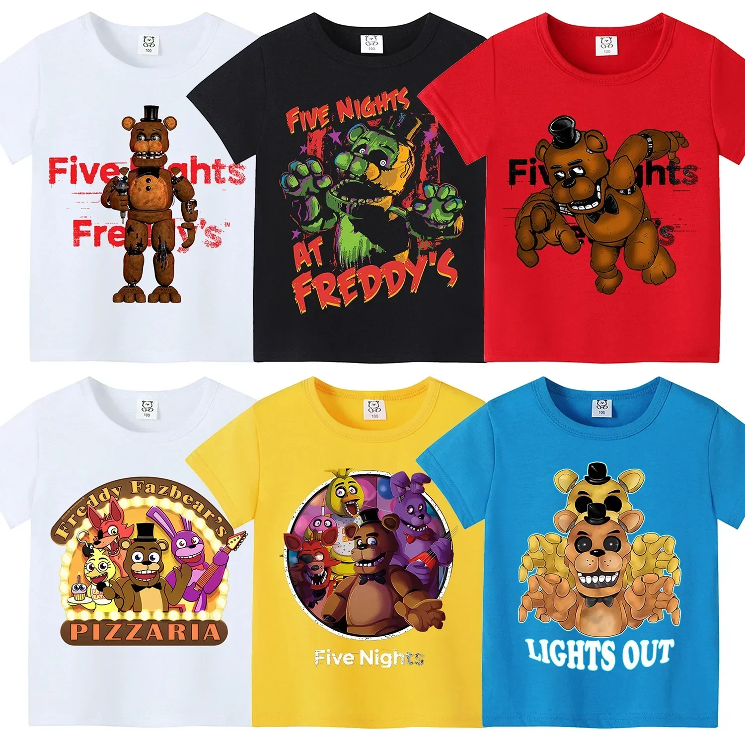 ファイブナイツアットフレディーズテーマショートシャツ服 Fn - Baby Clothing Boy のレビューと価格