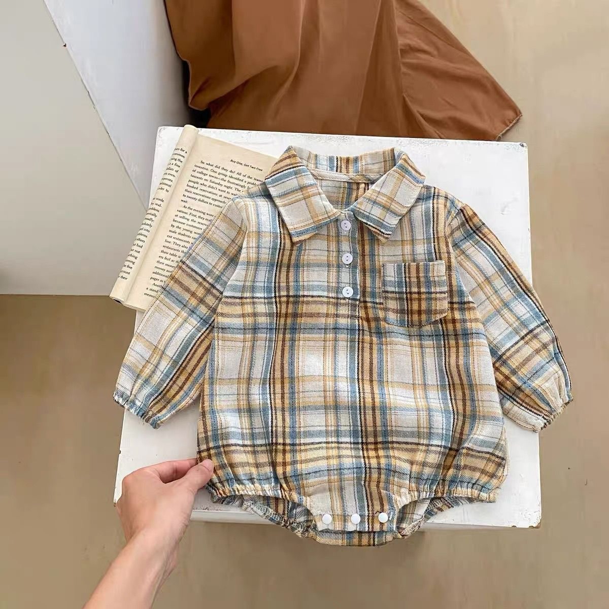 Ircomll 2 個幼児ベビーチェック柄シャツデザインボデ - Baby Clothing Designer のレビューと価格