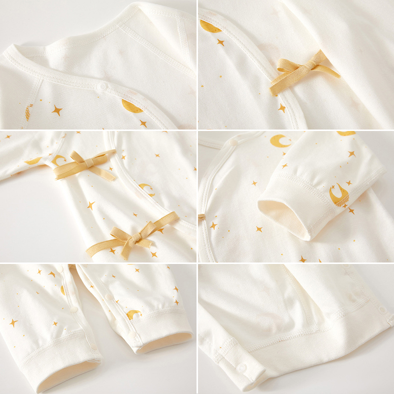 プリントベビーロンパース幼児長袖ボディスーツ服ソフト純綿新生 - Baby Clothing Brands のレビューと価格
