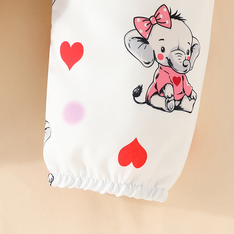 女の赤ちゃんのための象の絵が描かれたワンピース,新生児服セッ - Baby Clothing Elephant のレビューと価格