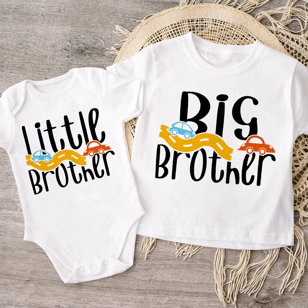 ブラザー-子供用半袖Tシャツ,赤ちゃん用ボディスーツ,ベビー - Baby Clothing Crochet のレビューと価格