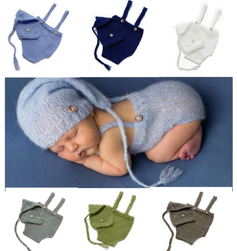 新生児写真アクセサリー用ニットウールハット、かぎ針編みの衣装 - Baby Clothing Crochet のレビューと価格