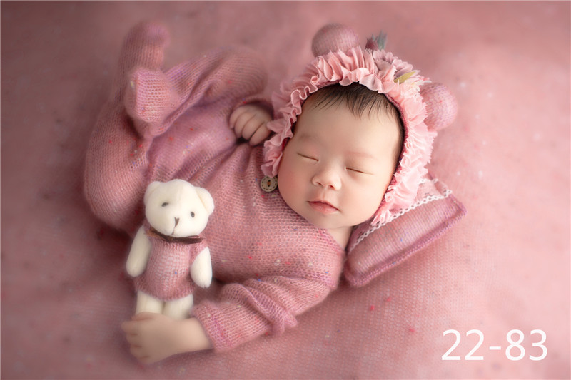新生児の写真撮影の小道具新生児少年少女ロンパース帽子ベビーロ - Romper Onesie Baby のレビューと価格