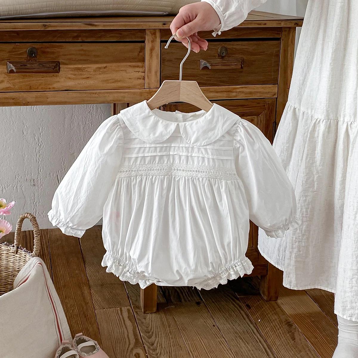 春の女の赤ちゃんロンパース甘い新生児居心地の良い長袖ピーター - Baby Clothing Brands のレビューと価格